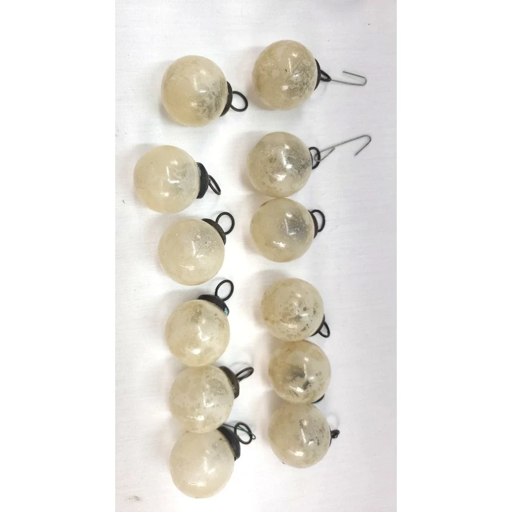 Antique Mercury Ornaments Pottery Barn Set of Twelve